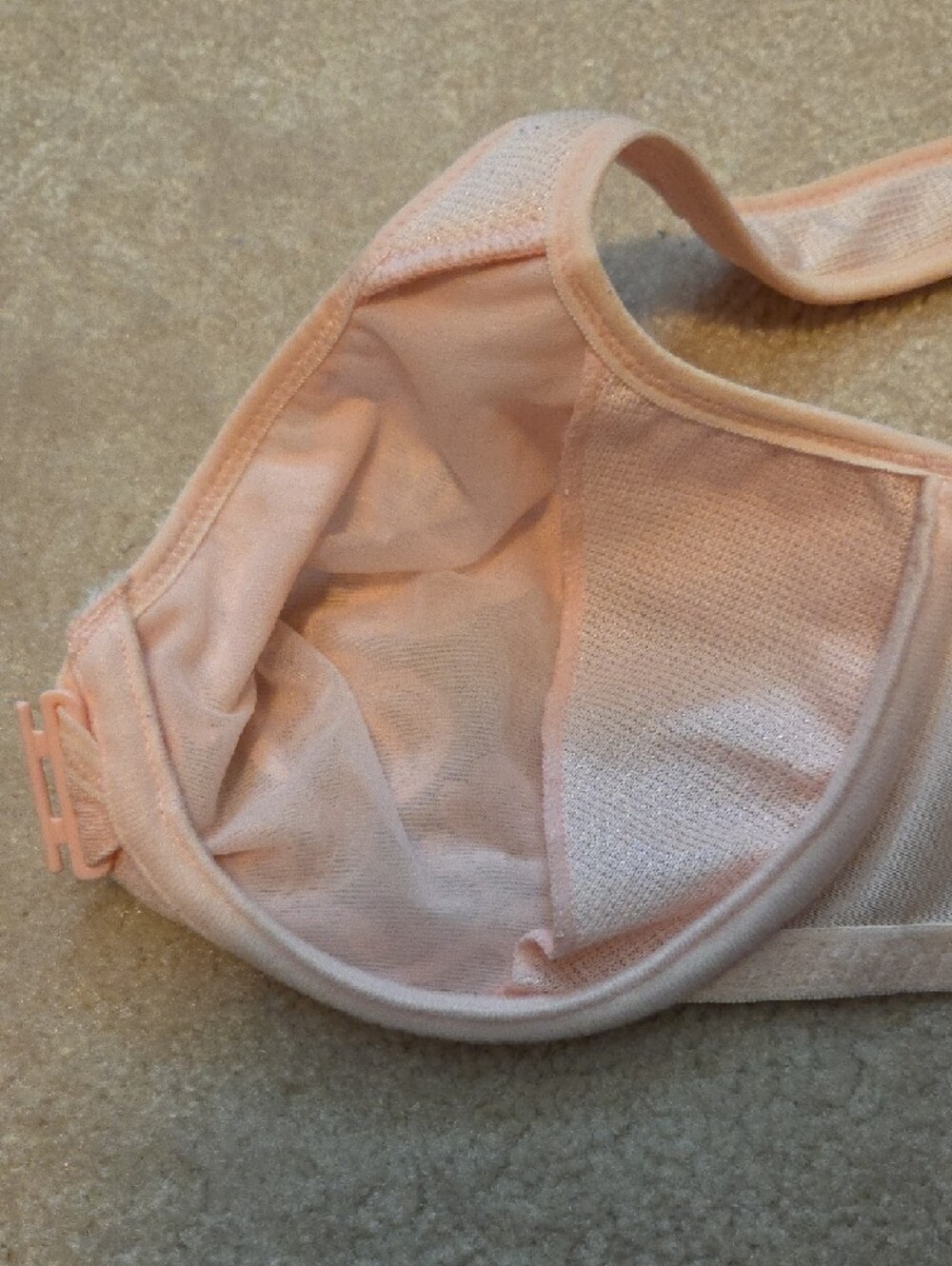 Breezies Lace Front-Closure Comfort Bras in Pink, Beige, Taupe - Picture 6 of 6